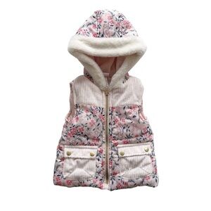 Little Lass Hooded Puffy Vest 12M